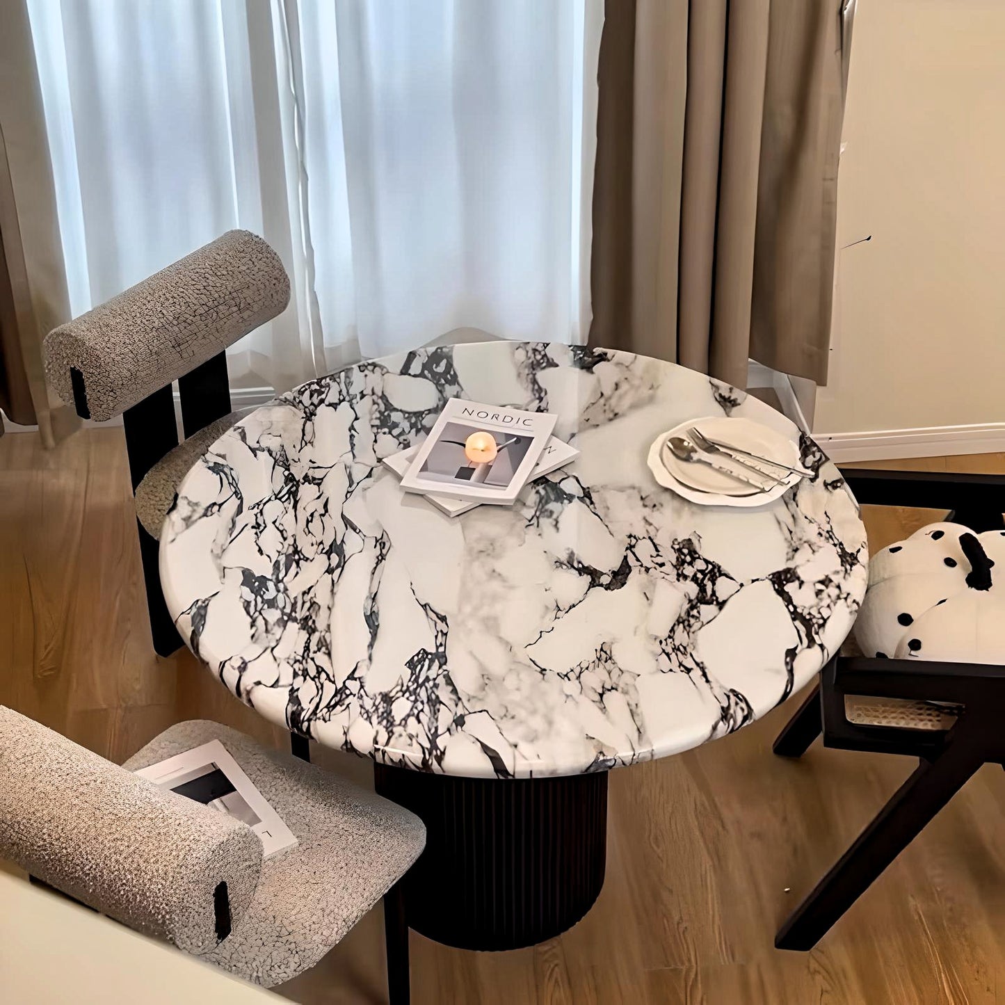 Luna Marble Dining Table