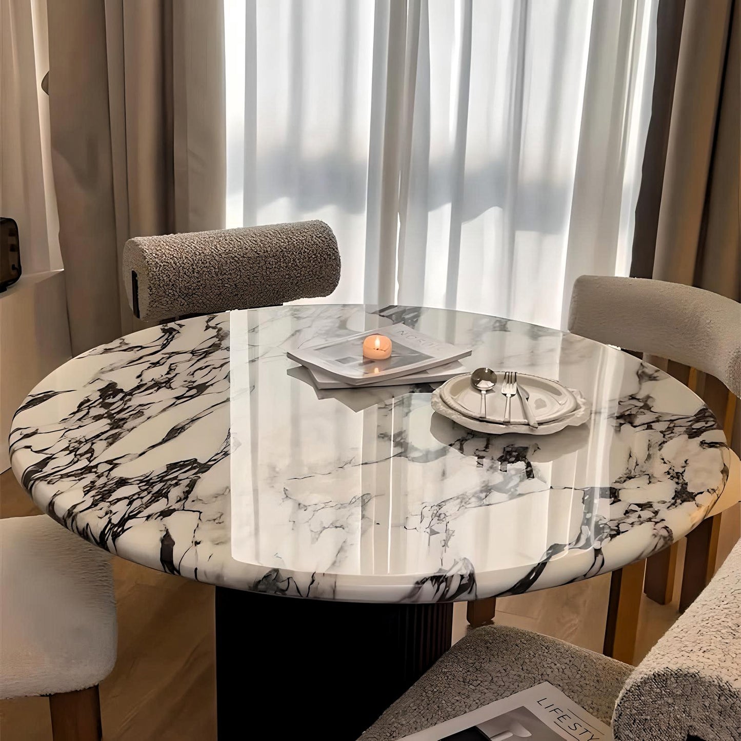 Luna Marble Dining Table