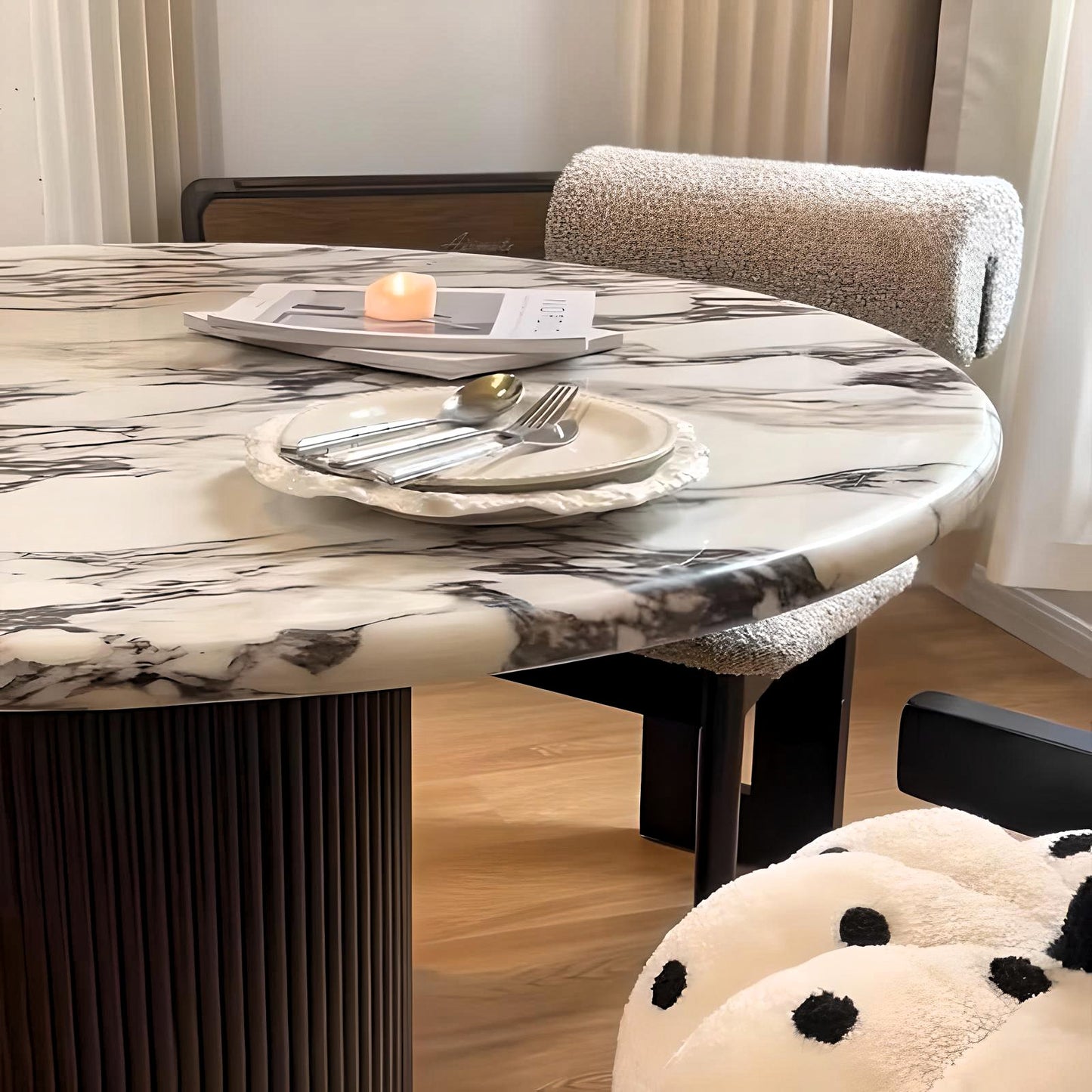 Luna Marble Dining Table