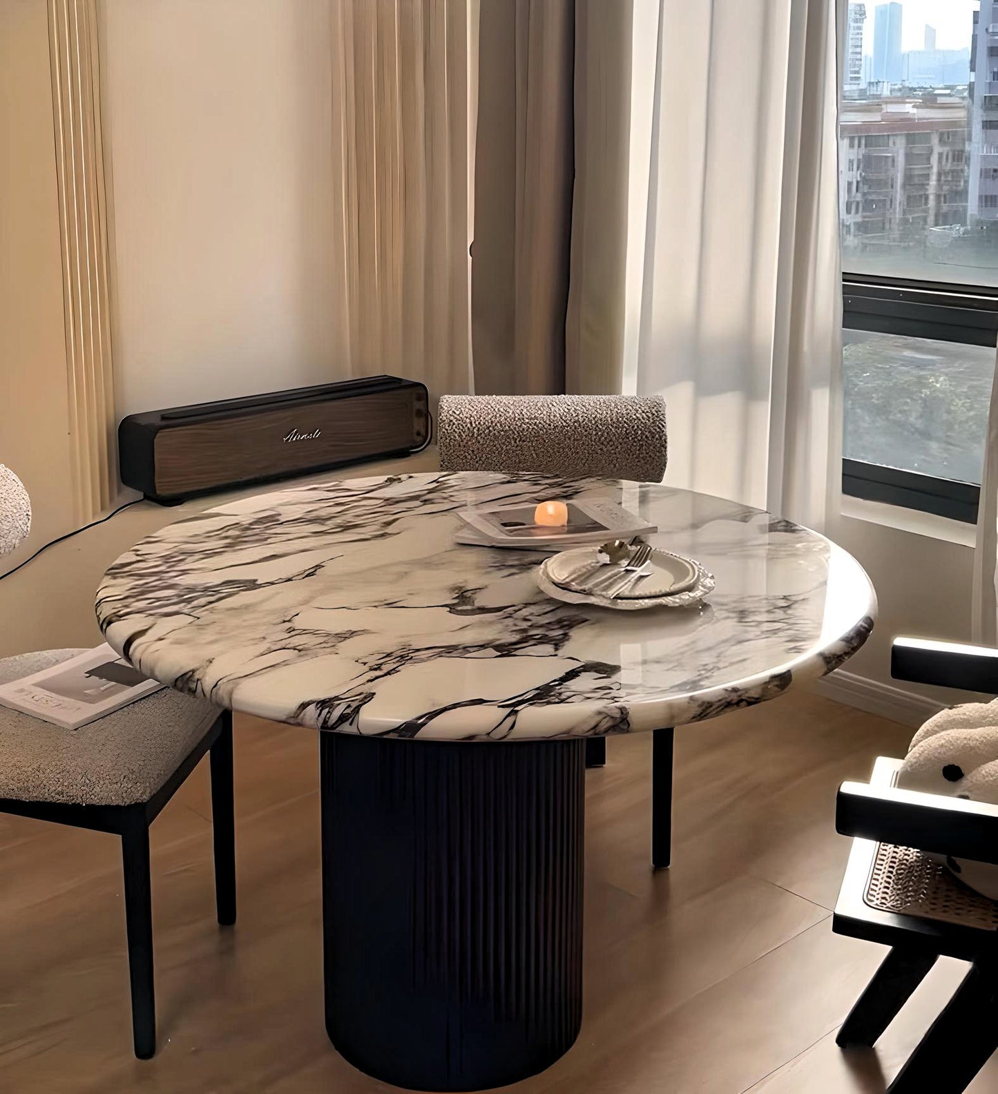 Luna Marble Dining Table