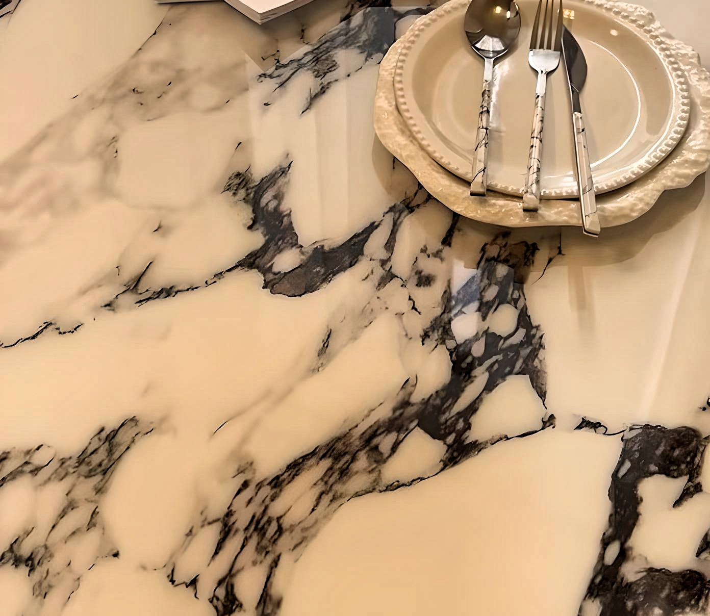 Luna Marble Dining Table