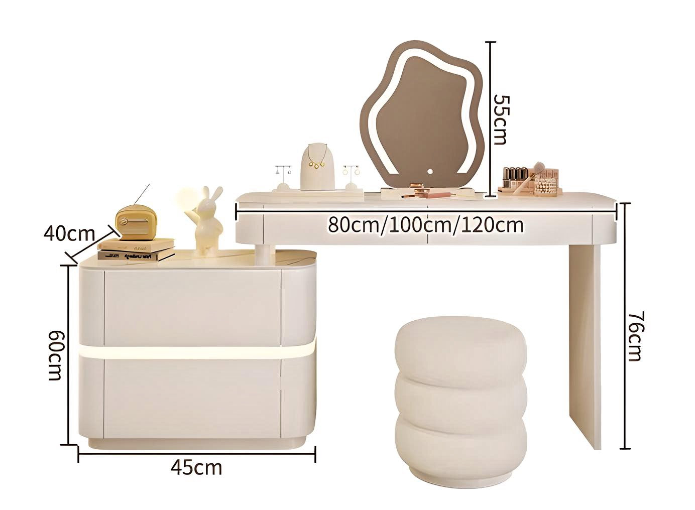 Luminous Elegance Vanity Set