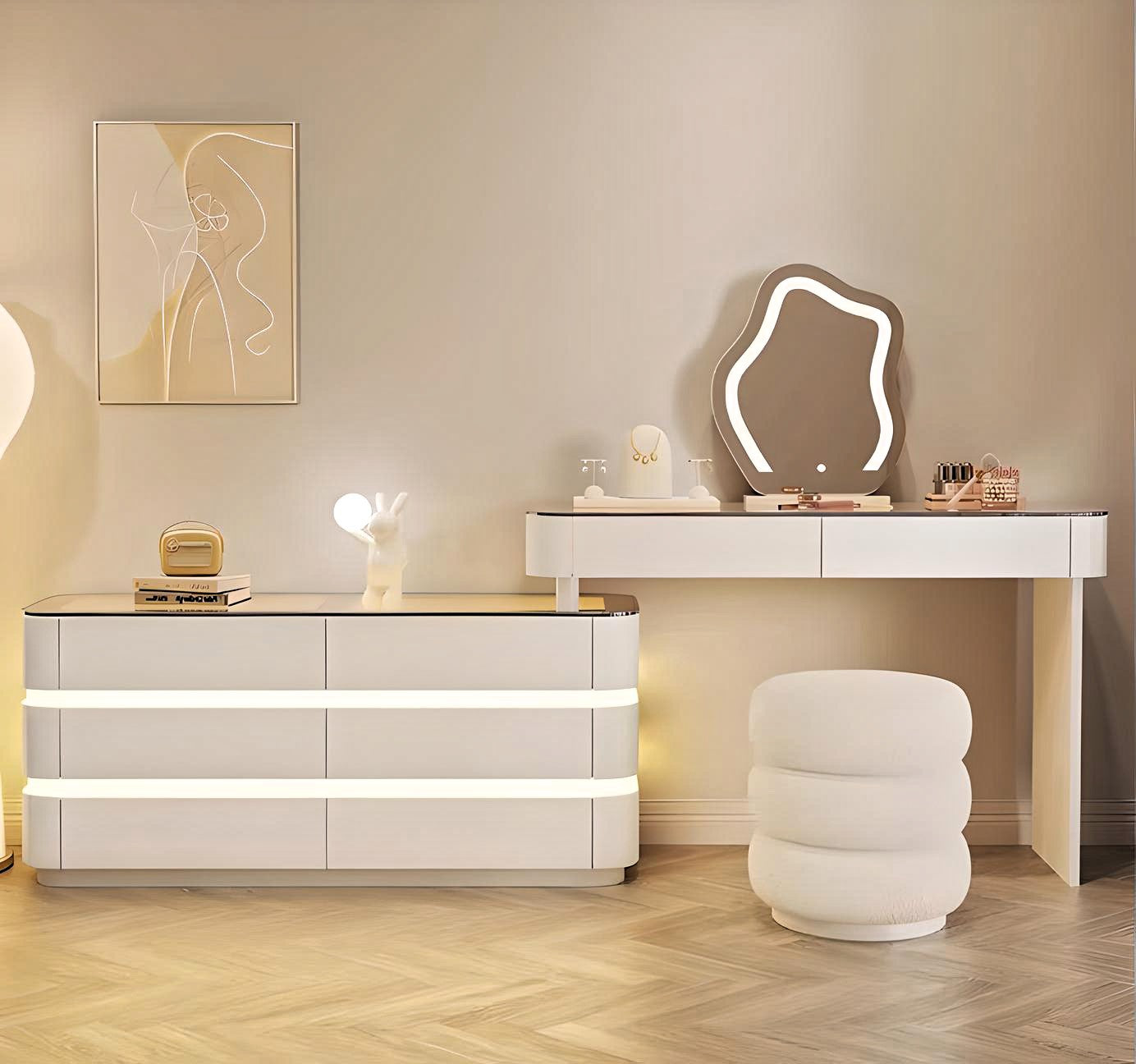 Luminous Elegance Vanity Set