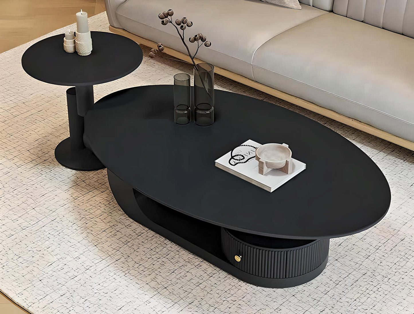 Noir Harmony Coffee Table Set