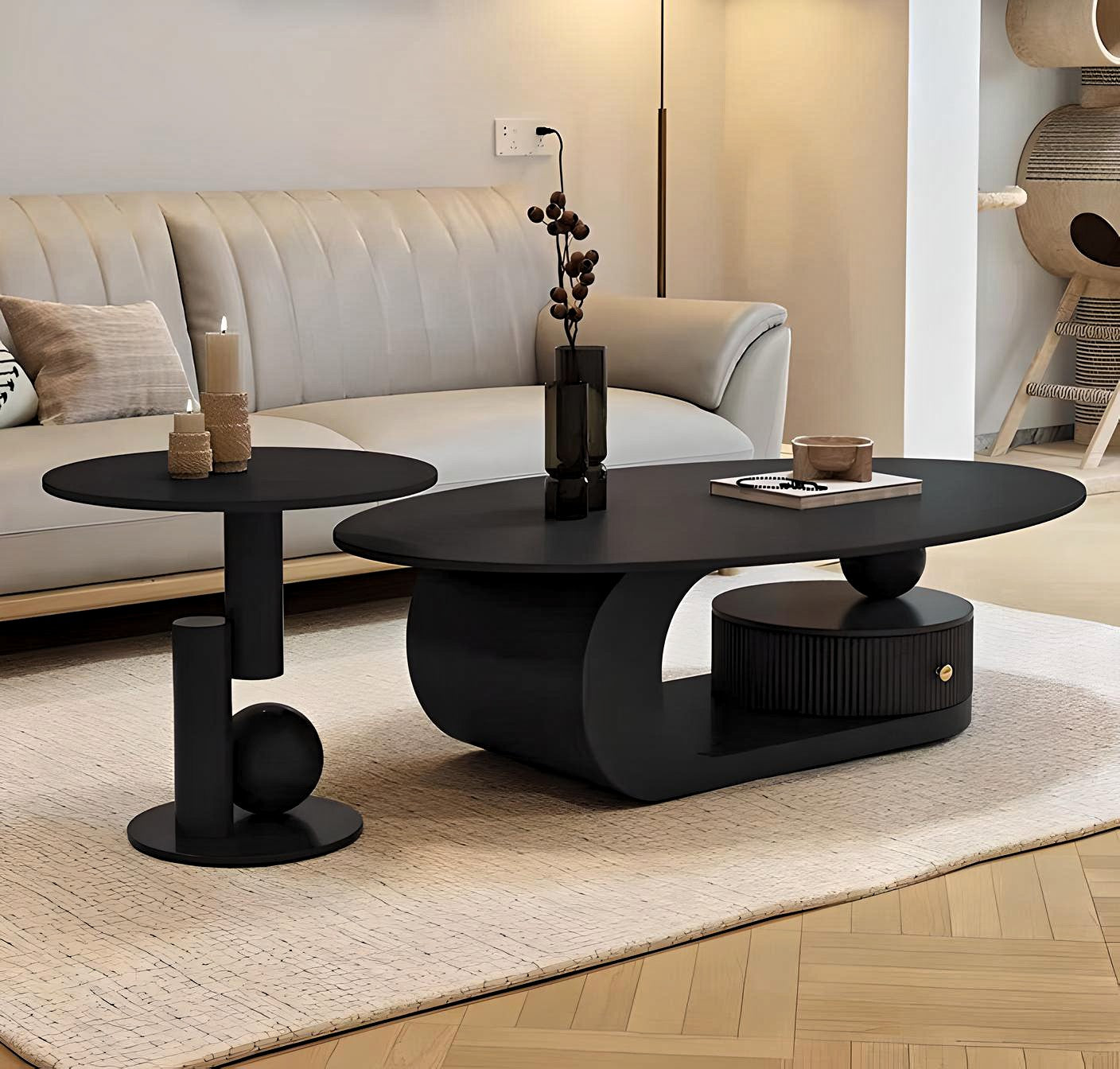 Noir Harmony Coffee Table Set