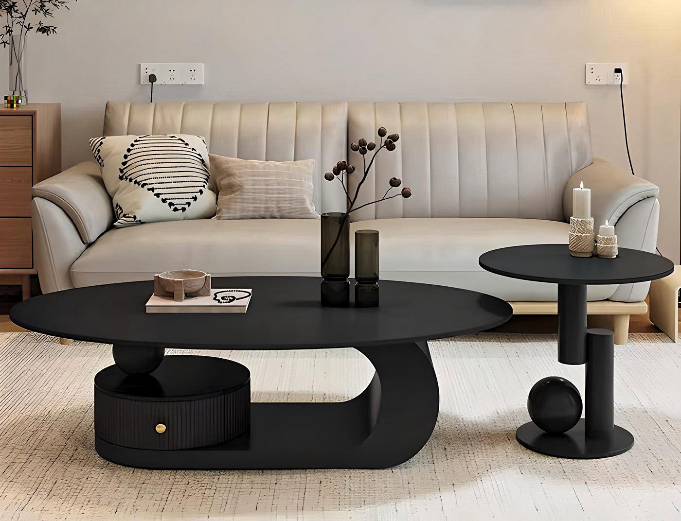 Noir Harmony Coffee Table Set