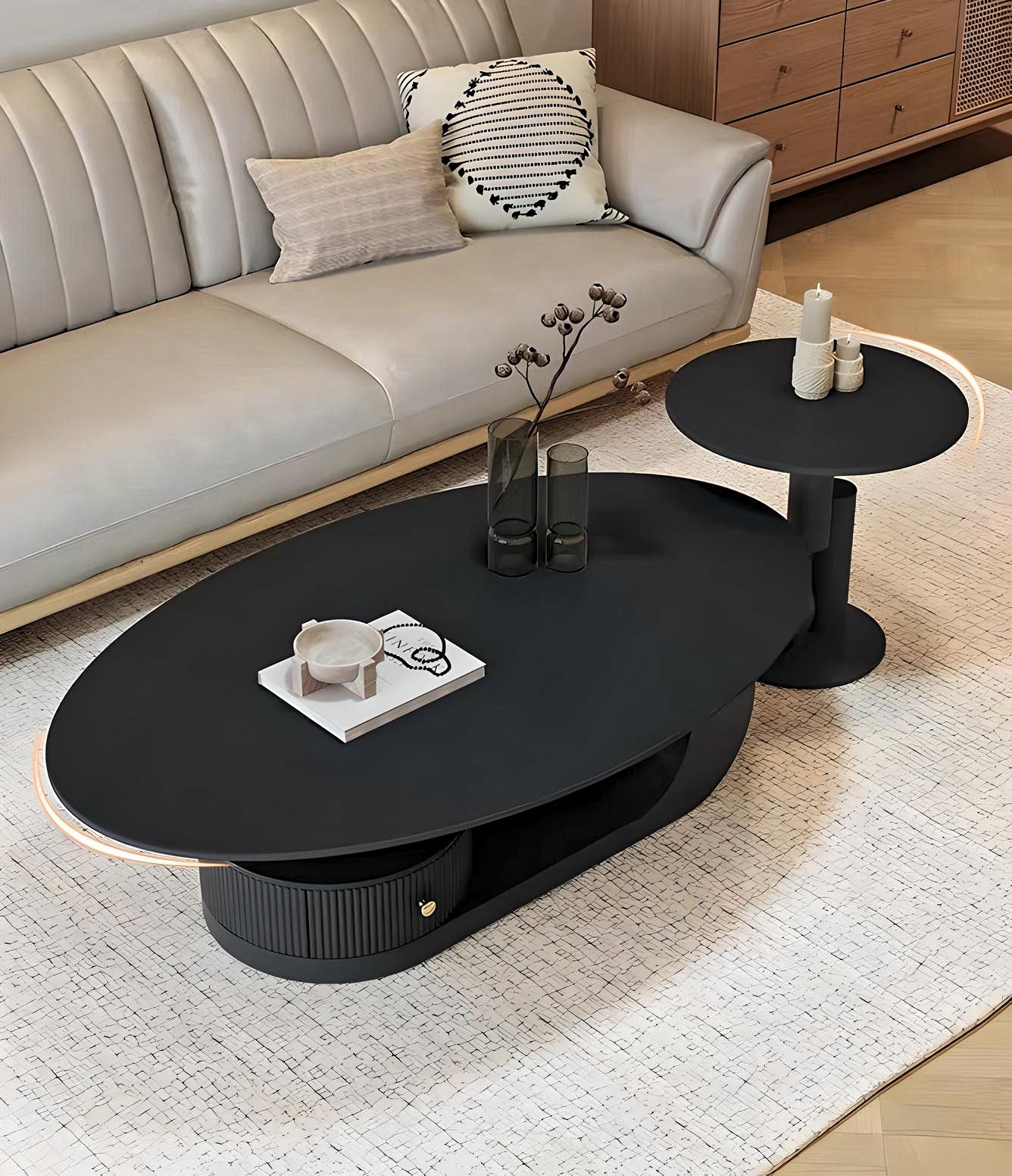 Noir Harmony Coffee Table Set