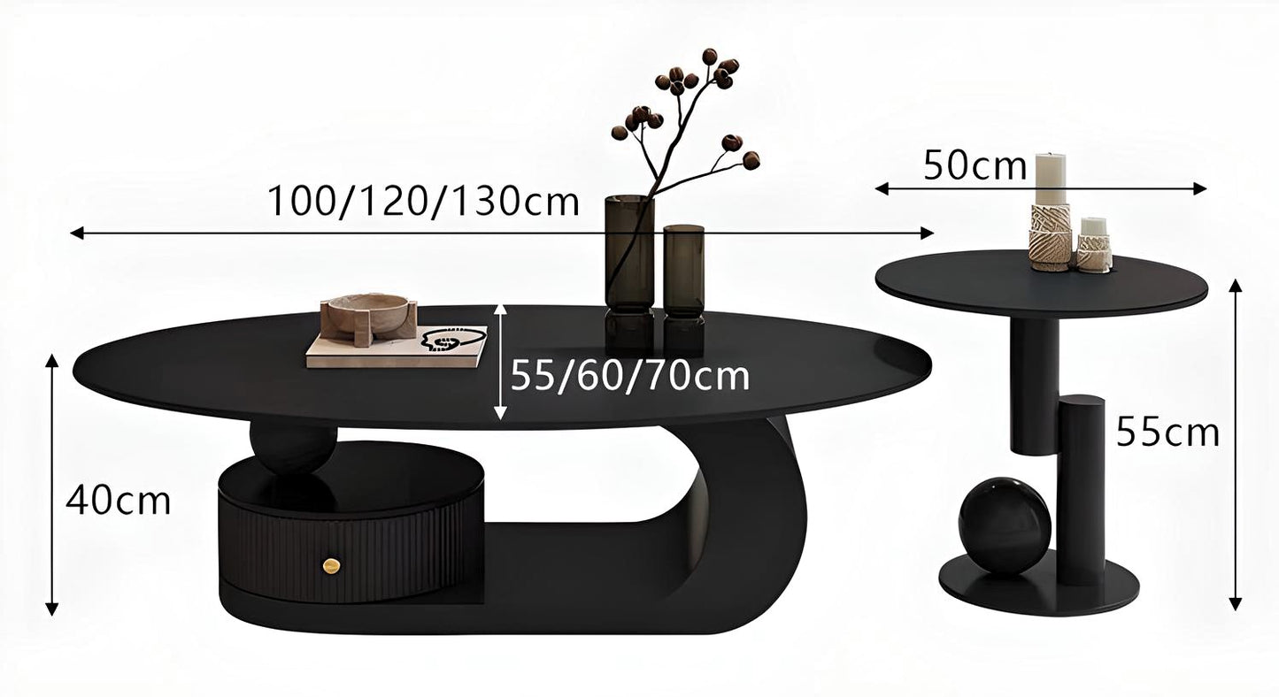 Noir Harmony Coffee Table Set