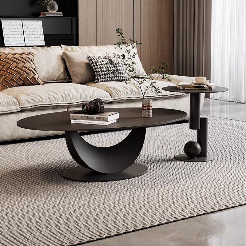 Noir Eclipse Coffee Table Set