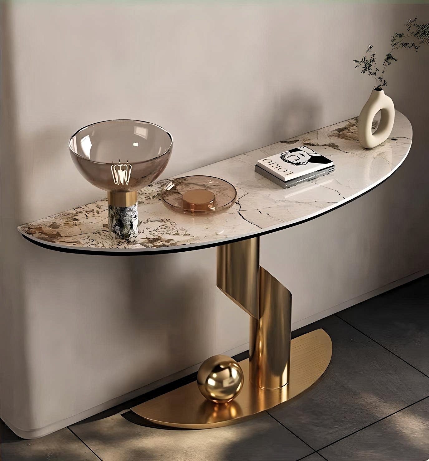 Radiant Luxe Console Table