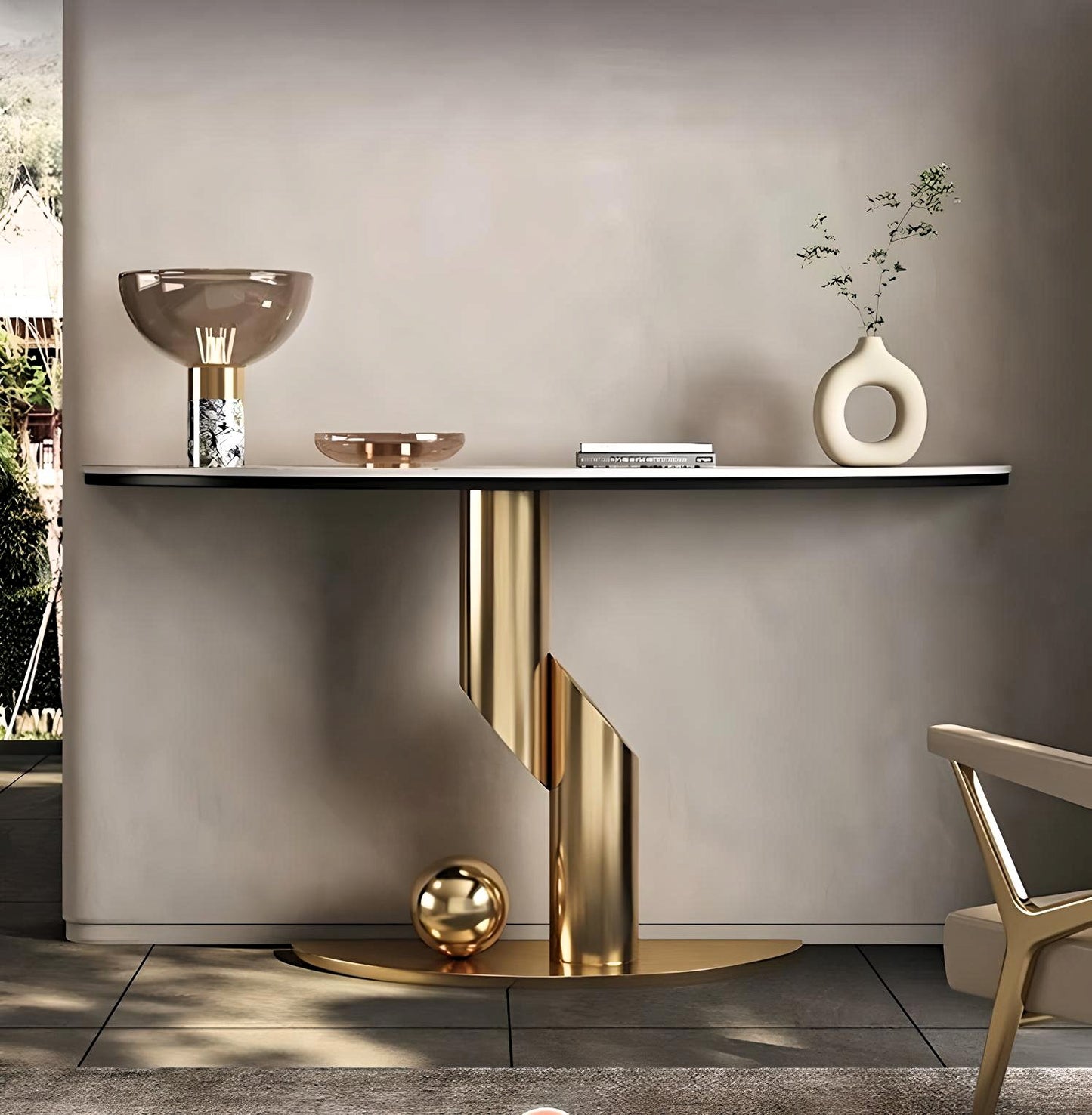 Radiant Luxe Console Table