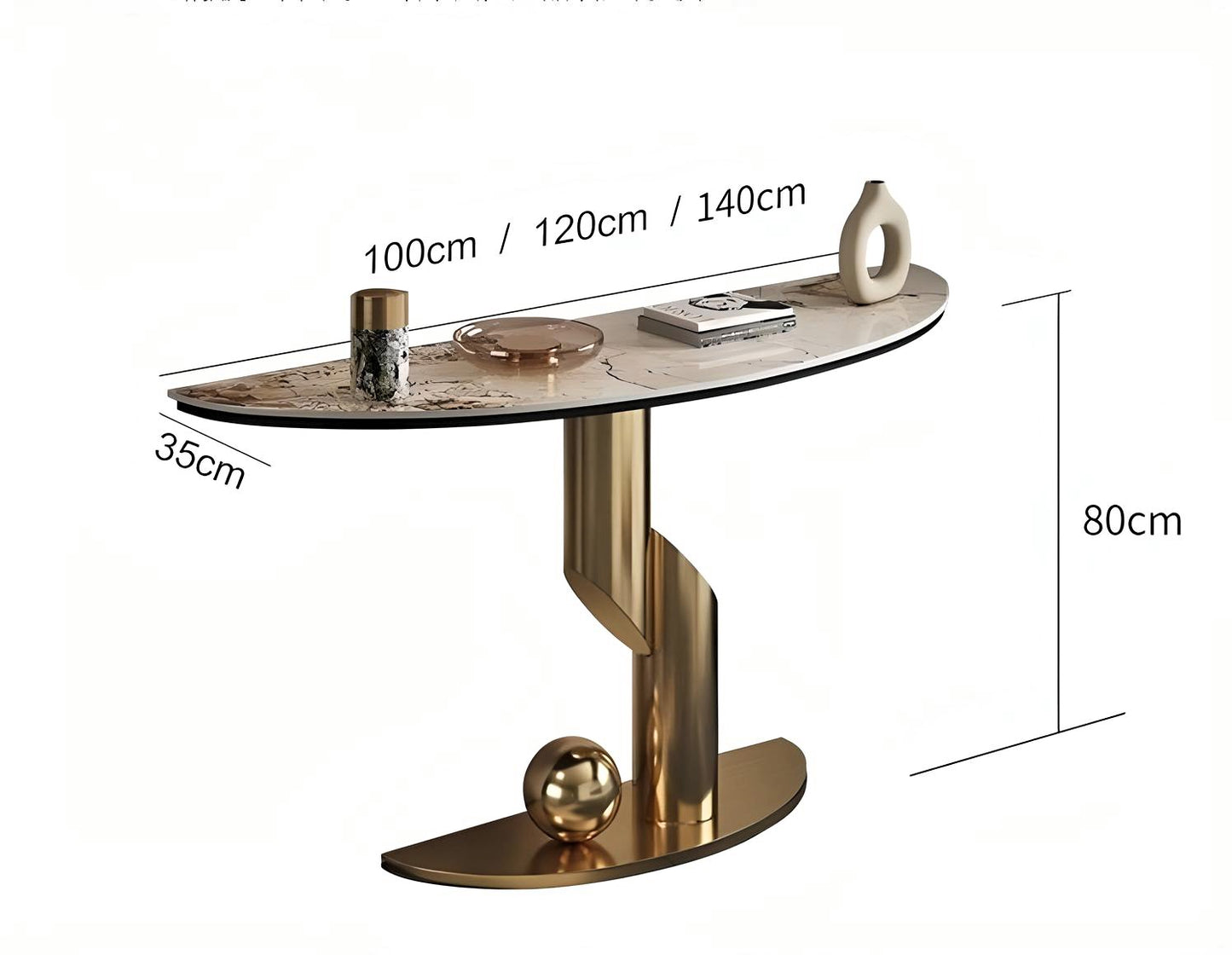 Radiant Luxe Console Table