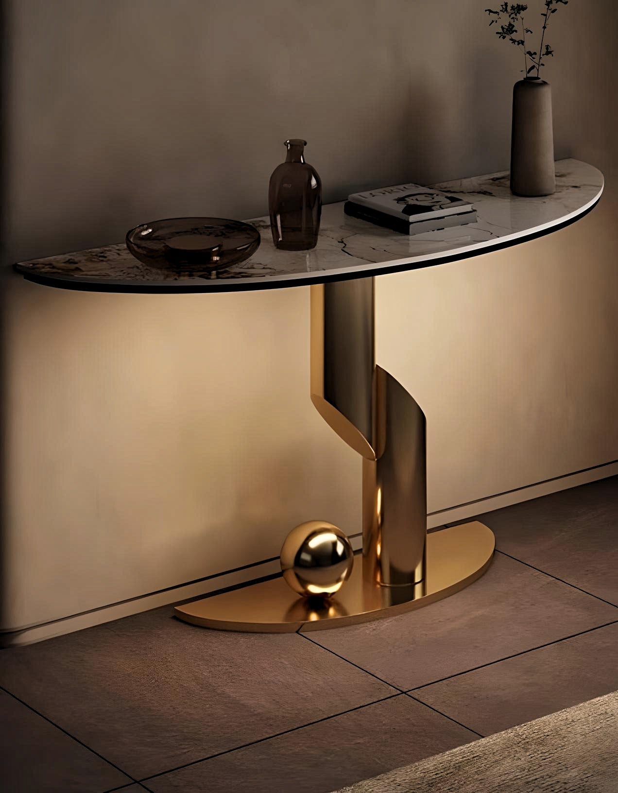 Radiant Luxe Console Table