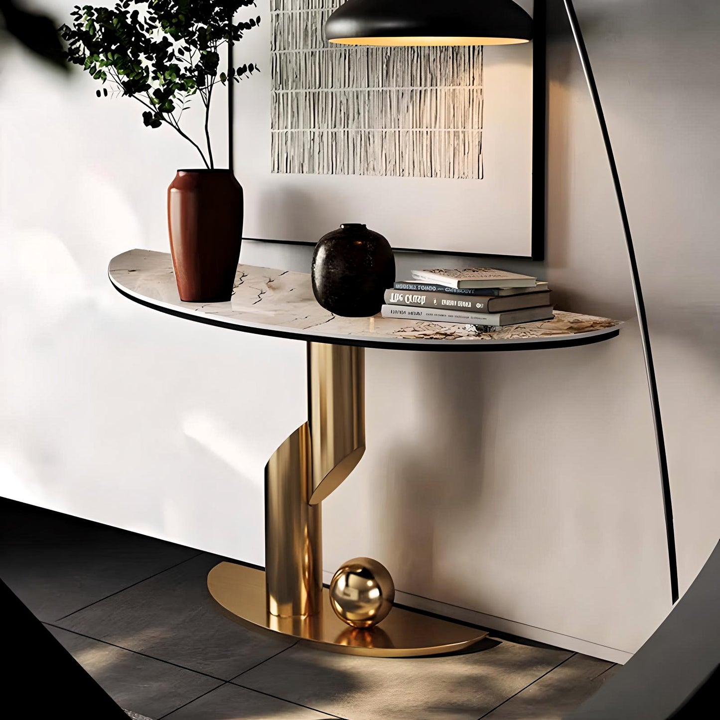 Radiant Luxe Console Table