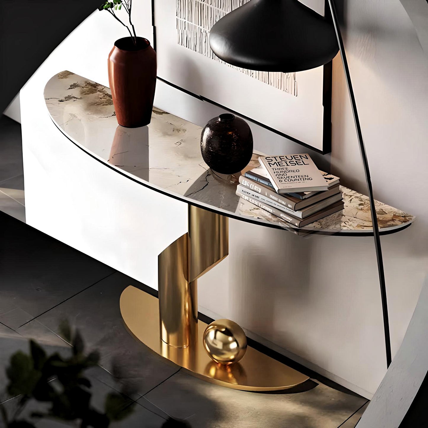 Radiant Luxe Console Table