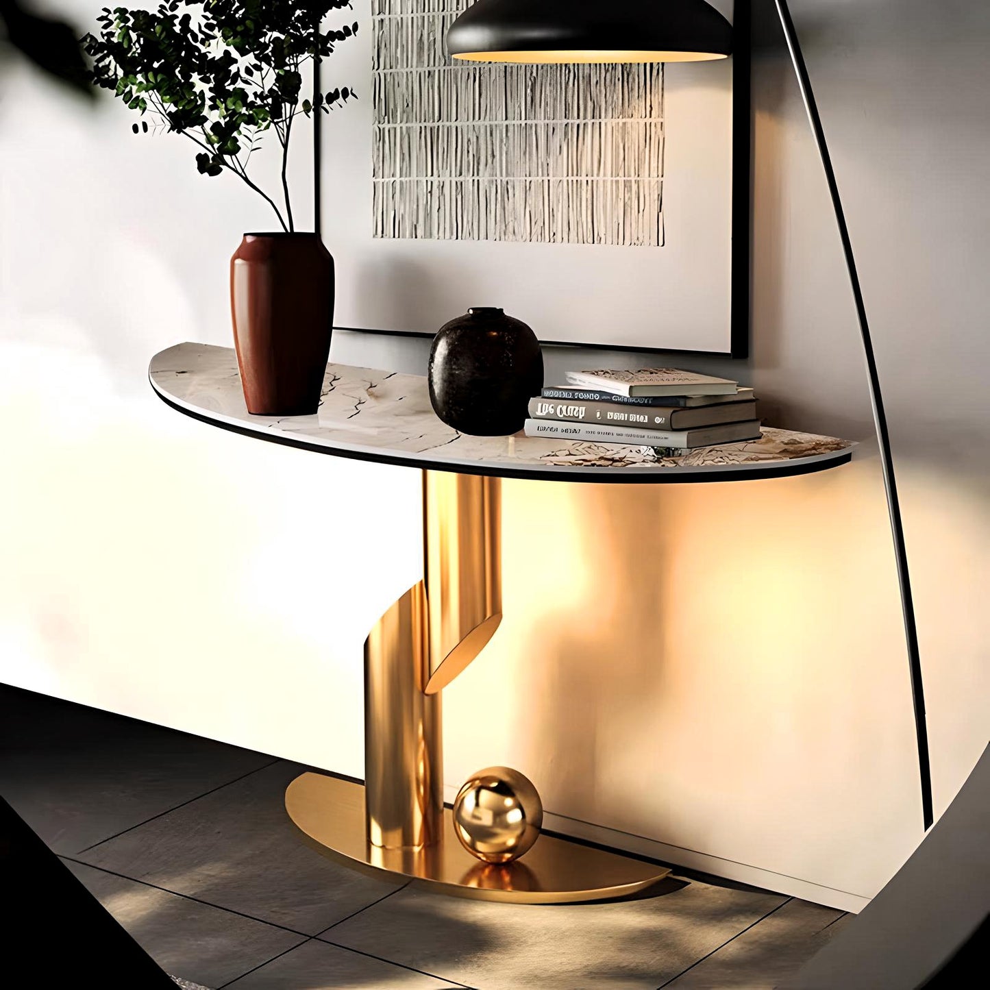 Radiant Luxe Console Table