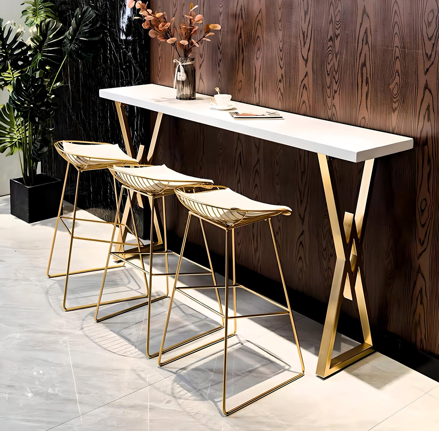 Luxe Gold Bar Stool Collection