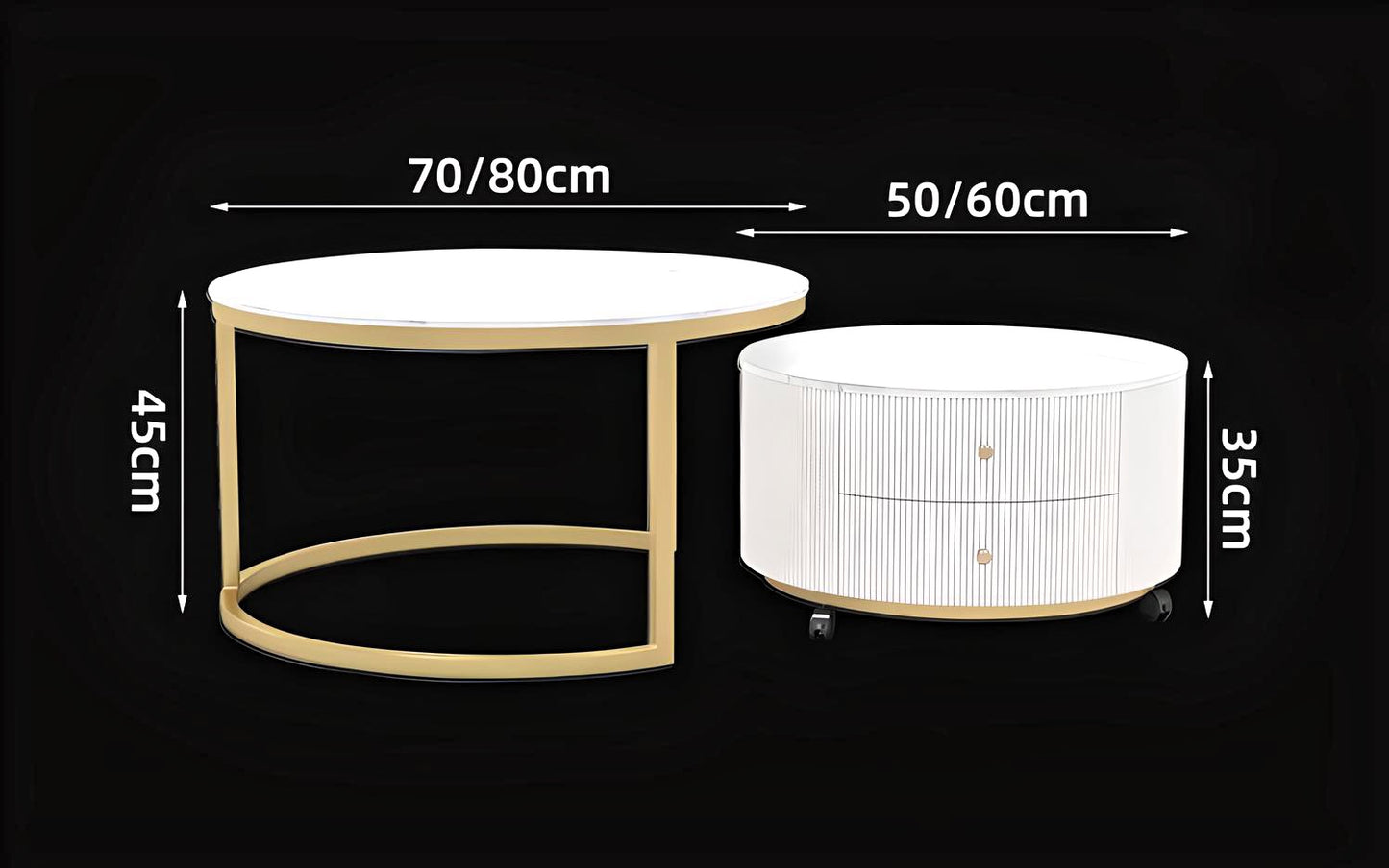 Luxe Harmony Coffee Table Set