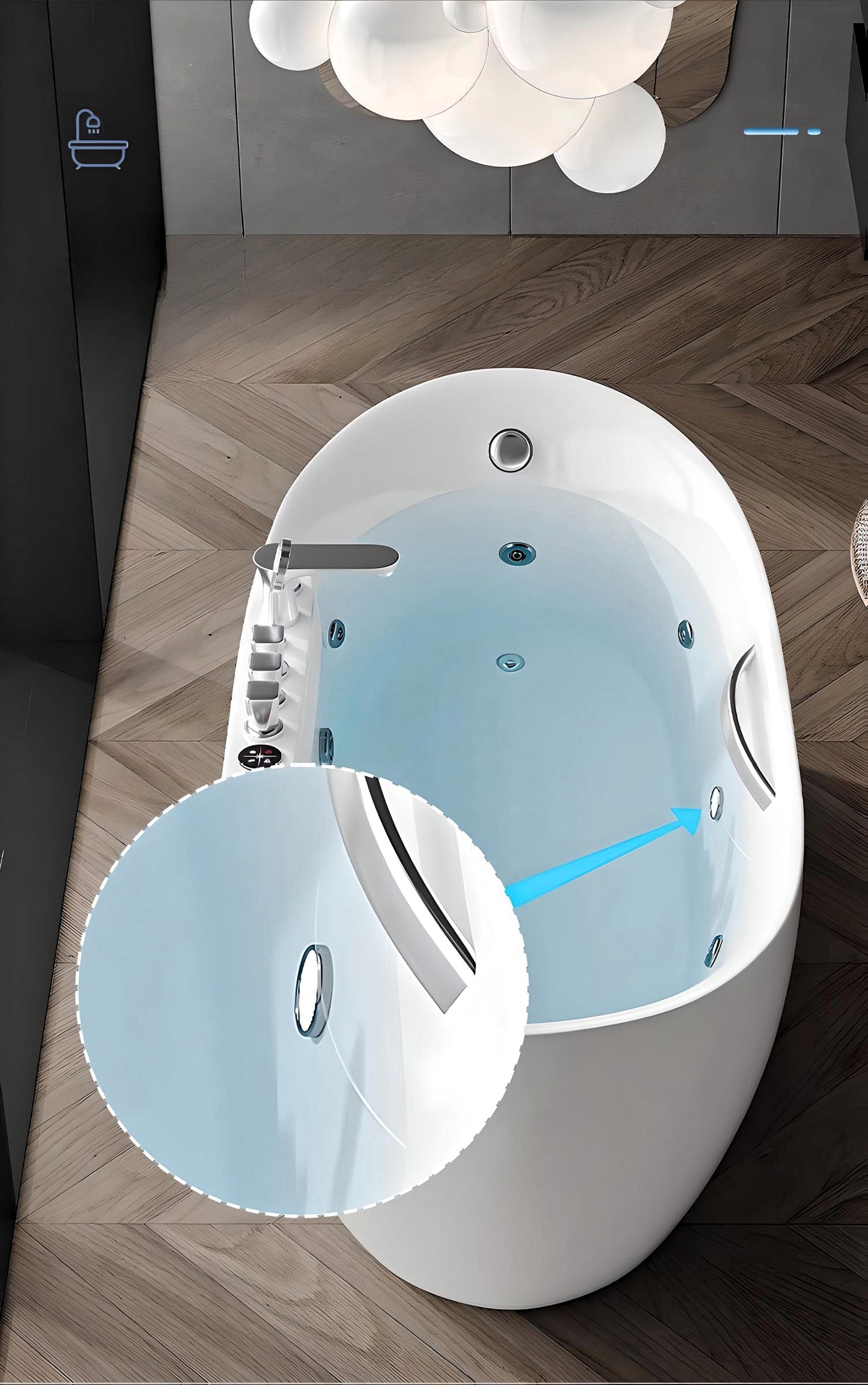 Aqua Bliss HydroTherapy Tub