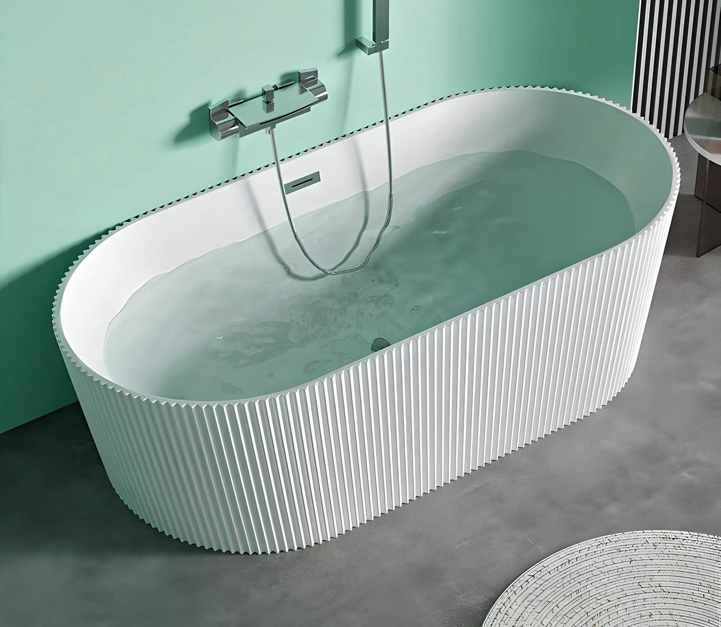 Serene Wave Freestanding Bathtub