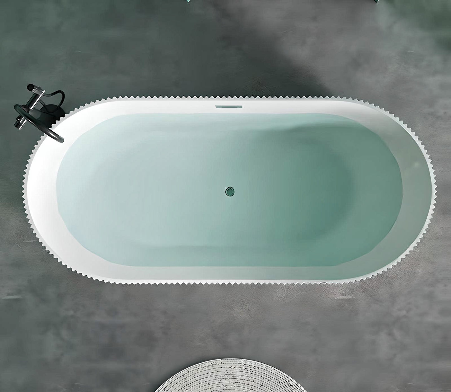 Serene Wave Freestanding Bathtub