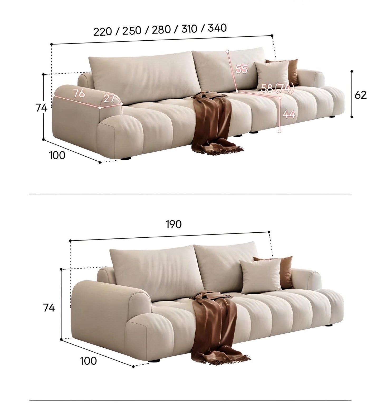 Cloud Luxe Modular Sofa