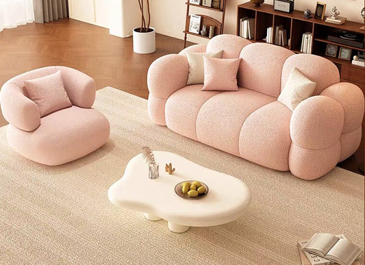 Blush Haven Sofa Set