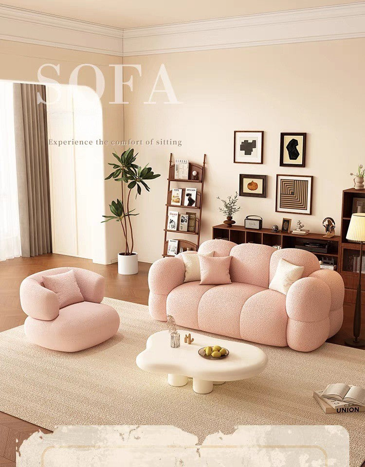 Blush Haven Sofa Set