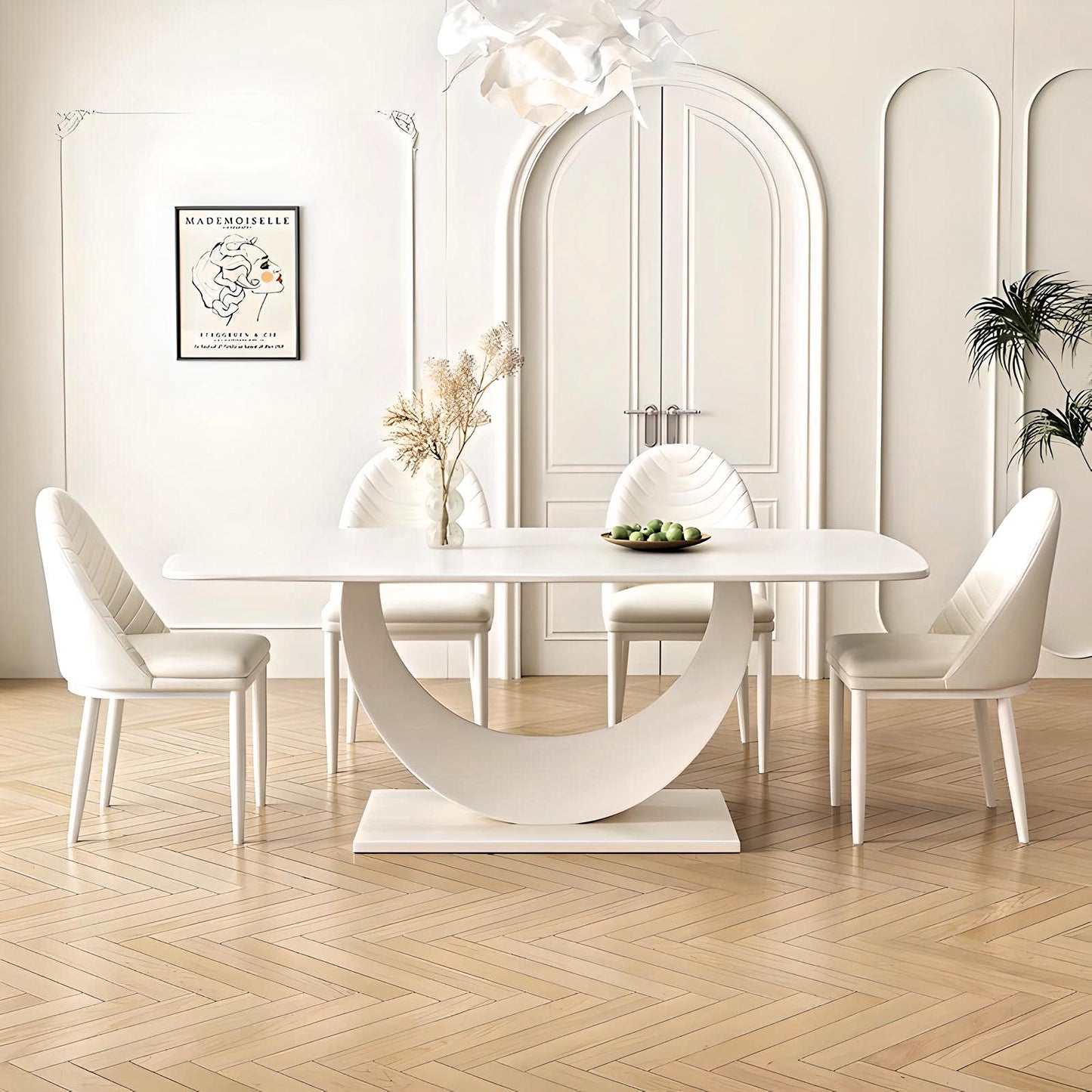 Arc Elegance Dining Table Set