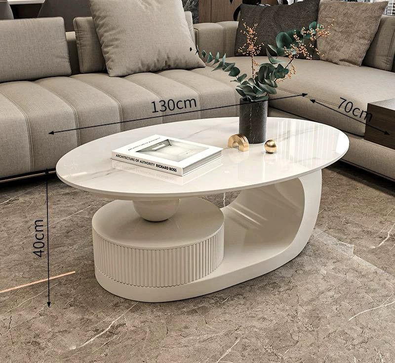 Ellipse Elegance Coffee Table Set