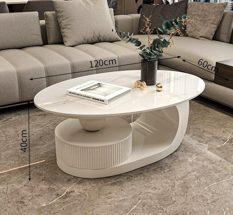 Ellipse Elegance Coffee Table Set