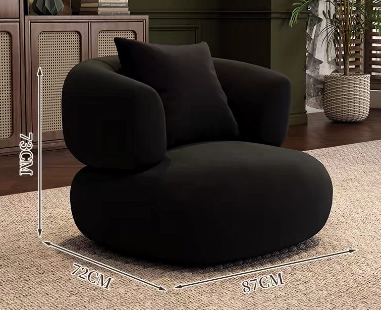 Noir Elegance Sofa Set