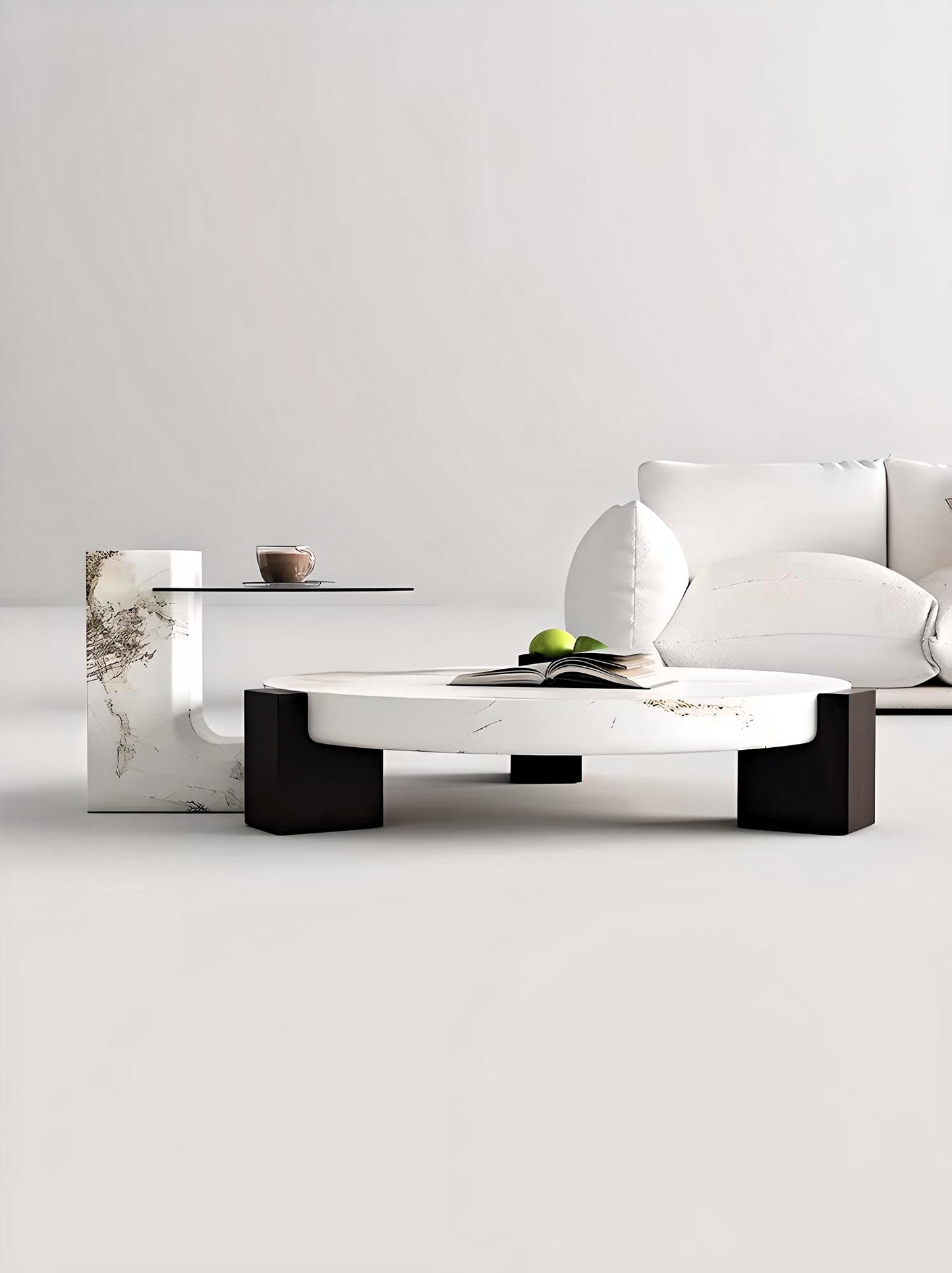 Elysian Duo Marble Coffee Table Set