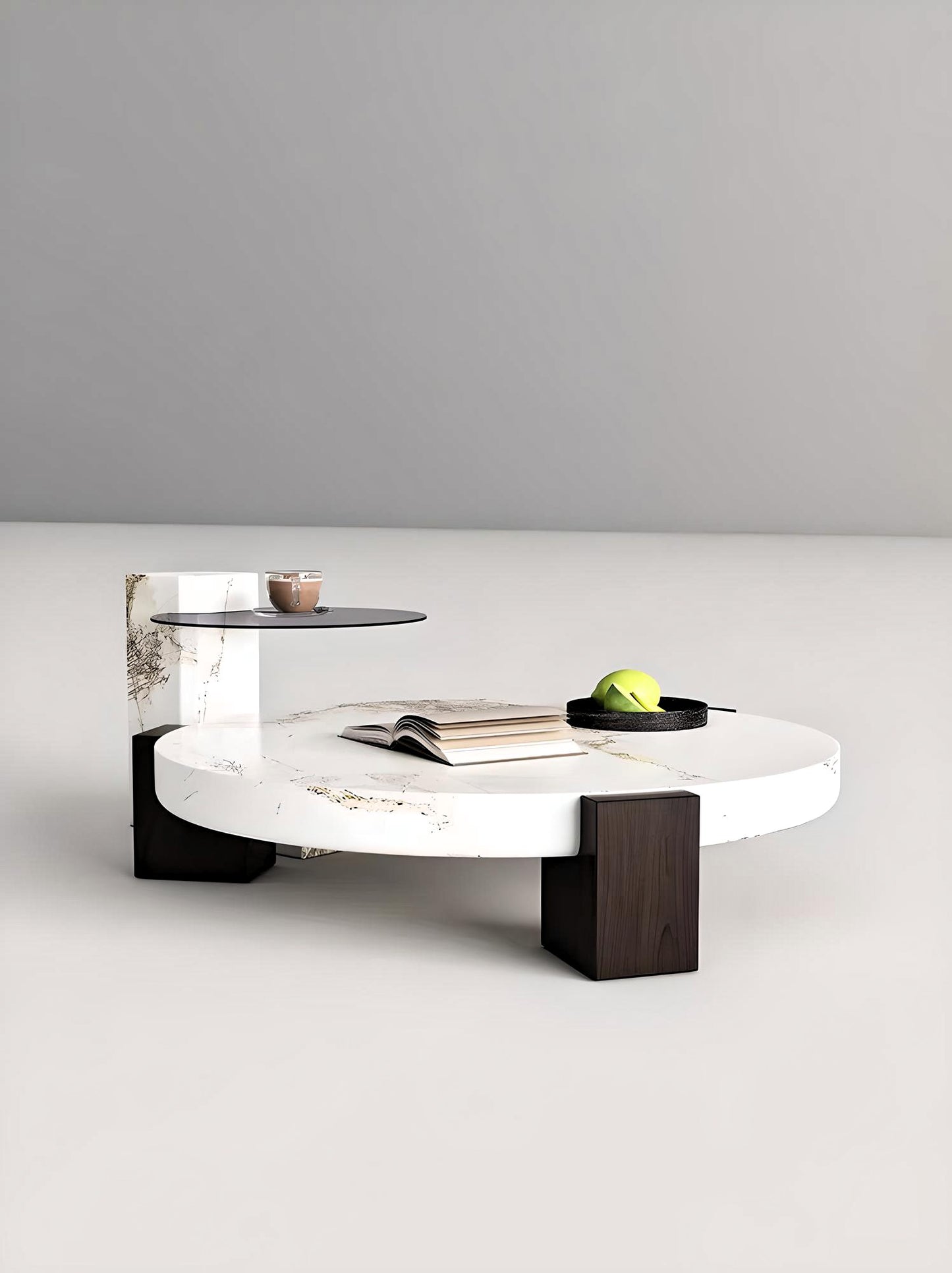 Elysian Duo Marble Coffee Table Set