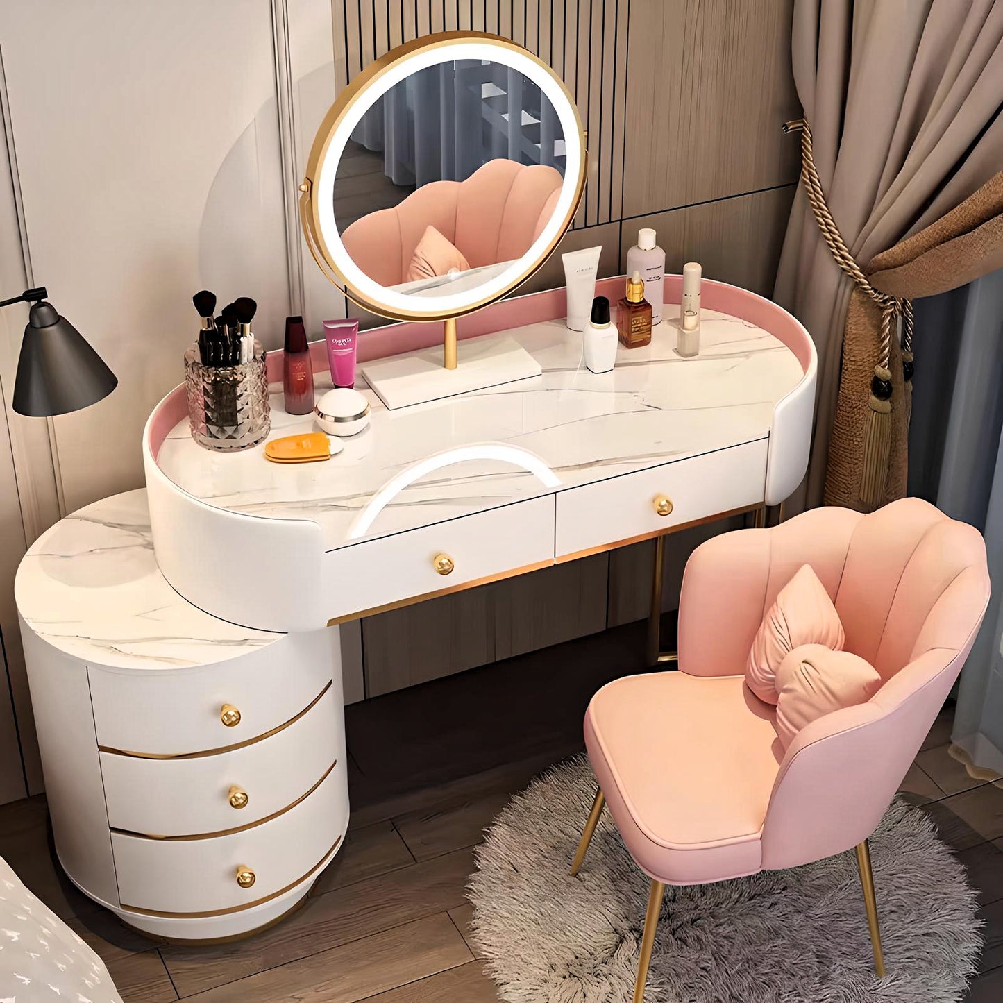 Elegant Vanity Corner