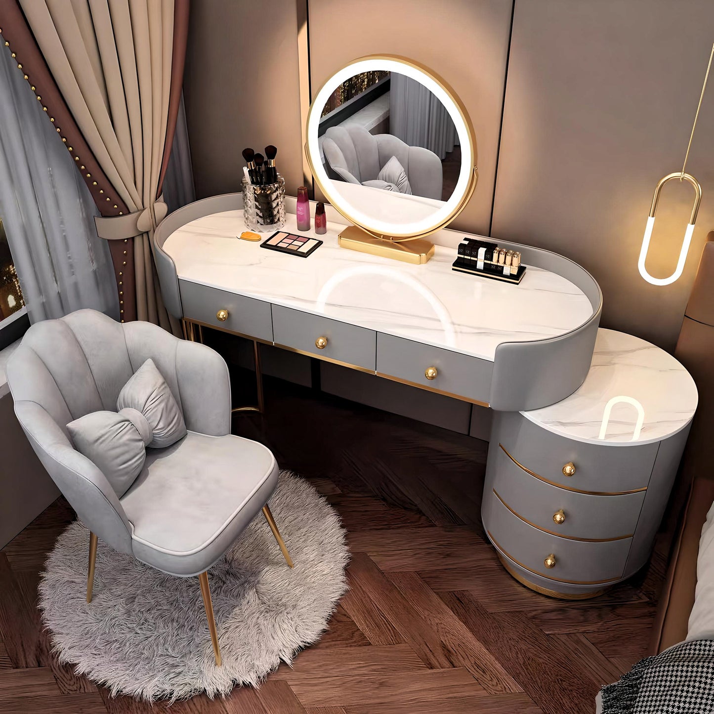 Elegant Vanity Corner