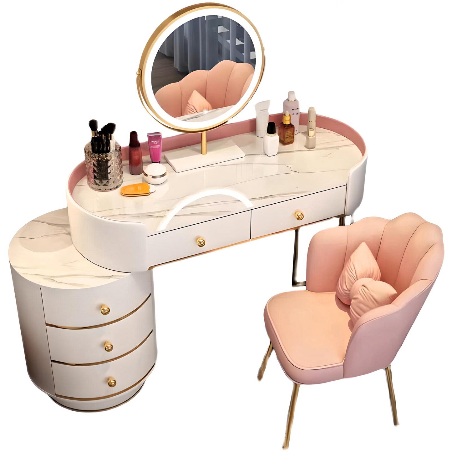 Elegant Vanity Corner